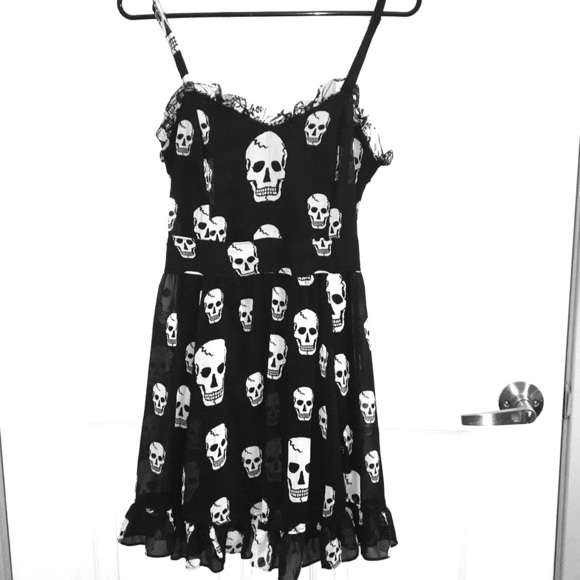 Royal Bones Dresses & Skirts - LIKE NEW Royal Bones by Daang Skull Sun Dress